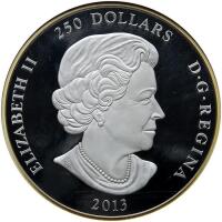 Canada. Maple Leaf Forever 250 Dollar (Kilo), 2013 NGC PF69 UC