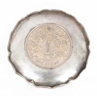 China. Silver Dish with Empire. Dollar, ND (1911) at Base EF Details