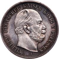 German States: Prussia. 2 Mark, 1884-A PCGS MS63