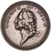 Great Britain. Canada Subdued Silver Medal, 1760 NGC VF30