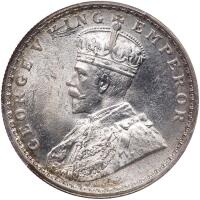 India-British. Rupee, 1913-C PCGS MS64