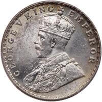 India-British. Rupee, 1919-B PCGS MS63