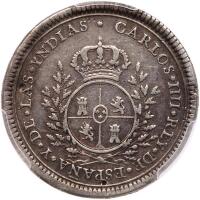 Mexico. Silver Proclamation Medal, (c.1790) PCGS Fine