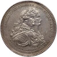 Mexico. Silver Dedication Medal, 1796 PCGS AU50