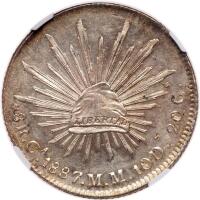 Mexico. 8 Reales, 1887-Ca MM NGC Unc