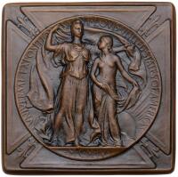Louisiana Purchase Exposition Square Bronze Medal, 1904 PCGS Specimen 62