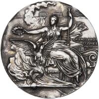 Worldwide. Greece. Olympic Games Athens Participant's Silver Medal, 1906 PCGS Ab