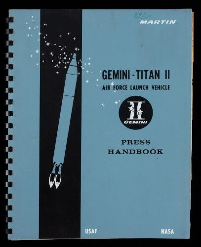 Gemini Press Handbook from Bernard Hohmann's Personal Collection
