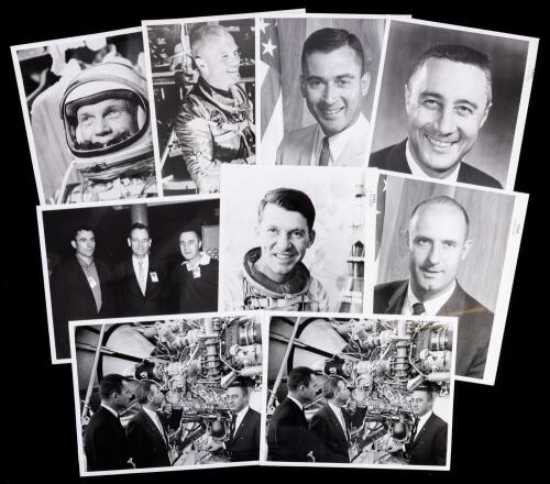 9 Black and White Photograph of Gemini Astronauts from Bernard Hohmann's Personal Collection