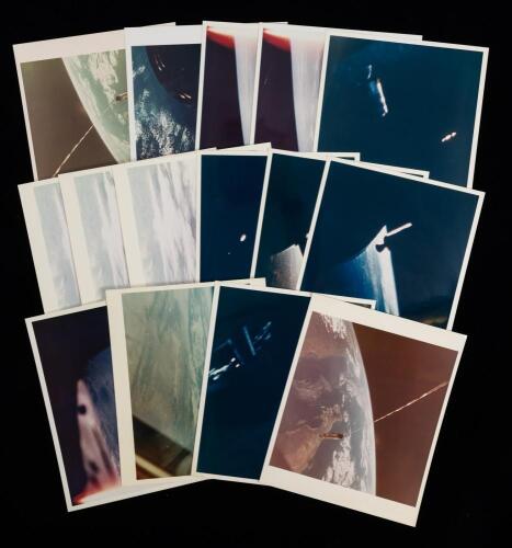 15 Color Kodak Paper Photographs From a Gemini Mission From Bernard Hohmann's Personal Collection