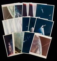 15 Color Kodak Paper Photographs From a Gemini Mission From Bernard Hohmann's Personal Collection