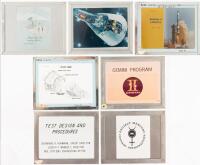 85 Glass Slides of Projects Gemini from Bernard Hohmann's Personal Collection.