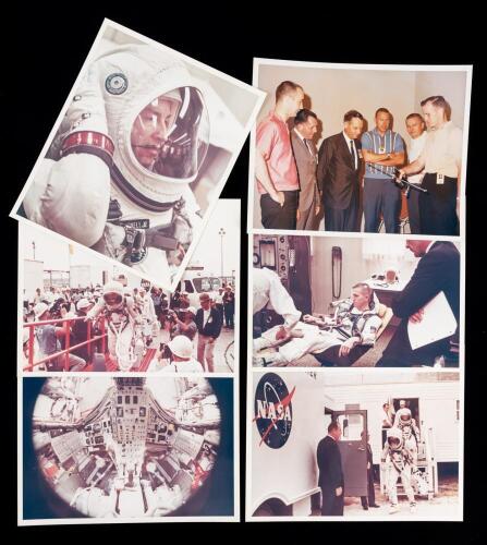 Set 5: 14 Project Gemini 8x10 Color Kodak Paper Photographs from Bernard Hohmann's Personal Collection