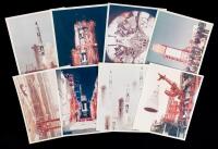 Set 4: 8 Project Gemini 8x10 Color Kodak Paper Photographs from Bernard Hohmann's Personal Collection