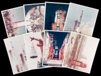 Set 5: 8 Project Gemini 8x10 Color Kodak Paper Photographs from Bernard Hohmann's Personal Collection