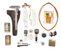 Collection of Resistors, Connectors, Conductor Cable, Fuses, Toggle Switches and More, Pulled from NASA's Ben Hohman Earliest Da