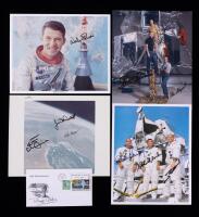 Set 3: 18 Signatures of NASA Astronauts Featuring Buzz Aldrin, Wally Schirra, the Apollo 9 Crew, the Apollo 14 Crew, and the Apo