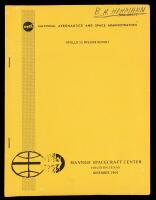 Apollo 11 Mission Report from Bernard Hohmann's Personal Collection