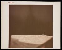 Apollo 8: Vintage Original NASA Color Photo "Earth Peaks Above Moon Surface" "Red Numbered Photo, "A Kodak Paper" on Verso AS8-1