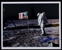Apollo 11 Astronaut and Moonwalker Buzz Aldrin 8x10 Moon Walk Photograph, Hand Signed in Blue Sharpie