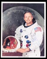 Apollo 11, Neil Armstrong: Highly Prized Signed Portrait Photo in White Spacesuit of the First Man on the Moon