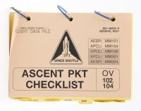 Space Shuttle Program Flight Data File. "Ascent Pocket Checklist: Volume II OV102,4. 1999-2002"