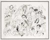 Hirschfeld, Al. "Cultural Calendar '83" Signed & Numbered Lithograph