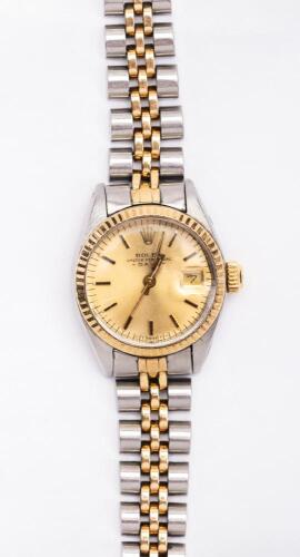 Ladies Rolex Oyster Perpetual Steel & Yellow Gold Watch in Original Box