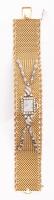 Ladies 14K Yellow and White Gold Custom Made Bracelet Watch of Considerable Gold Weight