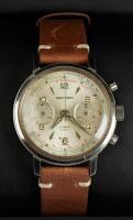 Men's Watch: Rare Collector's Wakmann Chronograph. Working Condition and in Very Good to Fine Condition.