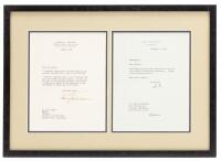 Eisenhower, Dwight and Harry S. Truman, Typed Letters Signed with Eisenhower as President Writing to Walter Winchell, New York M