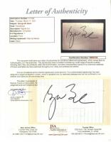 George W. Bush and Dan Quayle: One Oversized Signature with JSA Authentication, One Young Portrait Signed 1974 & One Dan Quayle