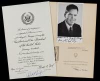 Presidential Signatures: Interesting Collection of a Variety of Pieces Signed by Richard Nixon, Gerald Ford and Other Notables