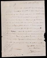 Varnum, Joseph - War-date ALS Asking Maj. Gen. Henry Dearborn If The American Army Had Burned the Parliament Building in York, C