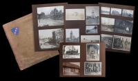 Outstanding Photo Album from a German Soldier during WWI. Over 200 Actual Photographs in Various Sizes: Bi-Planes, Soldiers, Des