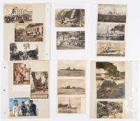 WWI: Extraordinary Collection of German Postcards Photos From WWI. 200+ pieces: Ships, Troops, Bombed Villages & Cities, Propaga