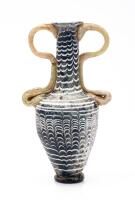 Looped Handle Amphoriskos. 12.5 cm. Hellenistic Period, 2nd-1st Cent. BC