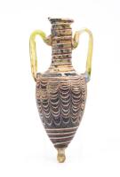 Festoon Patterned Amphoriskos. 14 cm. Hellenistic 2nd-1st Century BC