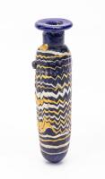 Choice Sand-Core Glass Formed Amphoriskos of Fine Quality Ancient Hellenistic Period 3rd-1st Century BC