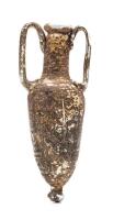 Amphoriskos with Two Opposing Handles. Hellenistic 2nd-1st Century B.C, 16 cm.