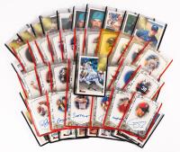 Twenty Four (24) 1997 Top Prospects Signed Cards Thirty Six (36) 1997 Bowman Blue Ink Autographed Cards including Derek Jeter