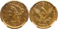 1857-D.. NGC graded AU53