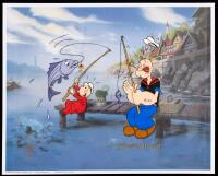 Myron Waldman "The Big One" Popeye and Sweet Pea by King Features