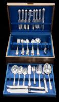 Nice UK Sterling Silver Place Settings for 8 with Several Additional Pieces