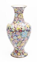 Lovely Mid-20th Century, Chinese Cloisson&Atilde;&copy; "Hundred Flowers" Vase