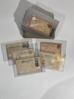 1870's-1920's Used Postal Cards Group Of 60+ Items