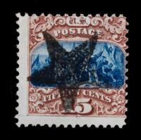 15&Acirc;&cent; brown & blue, type I used stamp