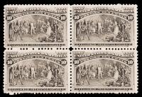 1893 10&Acirc;&cent; Columbian Mint NH Block