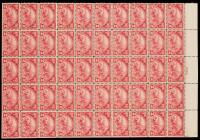 1924, 2&Acirc;&cent; Huguenot-Walloon Pane Of 50 Stamps