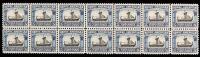 1925, 5&Acirc;&cent; Norse-American, Horizontal Block-of-14
